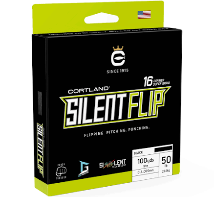 Cortland Silent Flip Braided Fishing Line