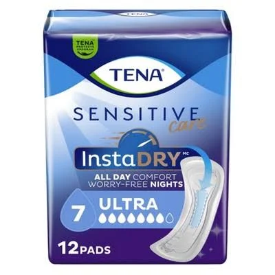 Tena Sensitive Care Ultra InstaDry Pads