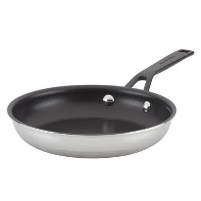 KitchenAid 5-Ply Clad Stainless Steel Nonstick Frying Pan