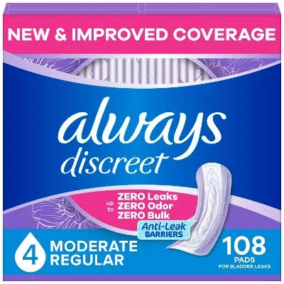 Always Discreet Incontinence Pads