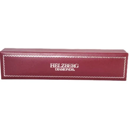 Helzberg Diamonds Jewelry Helzberg Diamonds Empty Jewelry Presentation Box Burgundy Faux Leather