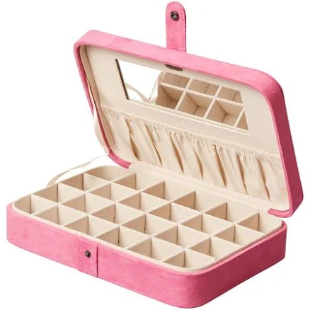 Mele & Co. Maria Plush Fabric Jewelry Box