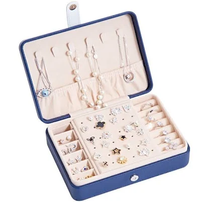 Eunoia Selects Travel Friendly Waterproof Jewelry Organizer Box