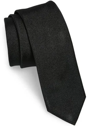 Boss Men's Pure-Silk Jacquard Skinny Tie
