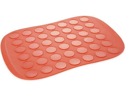 Tescoma Delicia SiliconPRIME Macaron Pan, 39 x 0.5 x 27cm - Orange