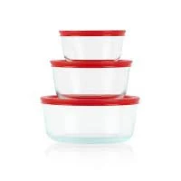 Pyrex 6-Piece Food Storage Container Set