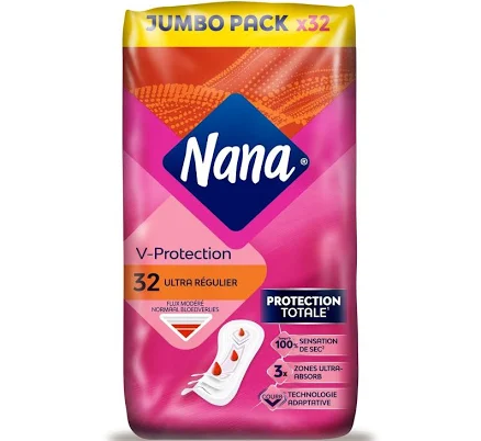 Nana Ultra Regular Sanitary Towels Moderate Flow