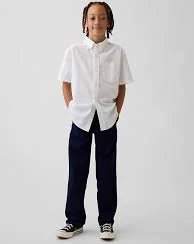 GAP Kids Uniform Stretch Relaxed Straight Khakis