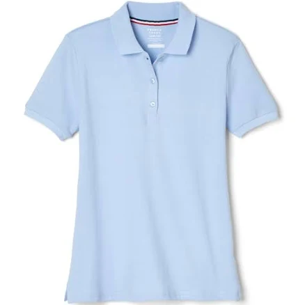 French Toast Girls Short Sleeve Pique Stretch Polo
