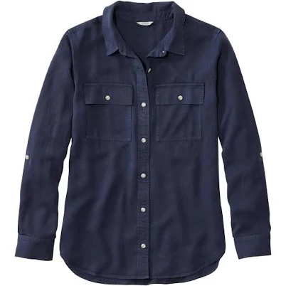 Women's L.L.Bean Soft Washed Tencel Utility Shirt Clothing
