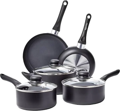 Amazon Basics 8-Piece Cookware Set