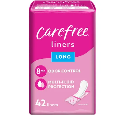 Carefree Acti- Fresh Body Shape Long To Go Pantiliners