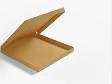 8" Kraft Paper Open Pizza Box