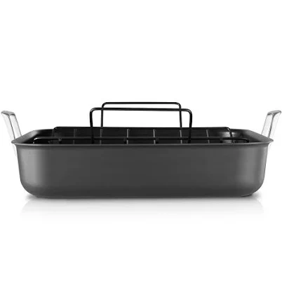 Premier Hard-Anodized Nonstick 16-Inch Roasting Pan with Rack