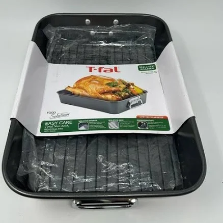 T-fal Easy Care Nonstick Roasting Pan with Rack