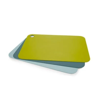 Joseph Joseph DUO Set of 3 Double-Sided Colour Coded Chopping Board Mat Set