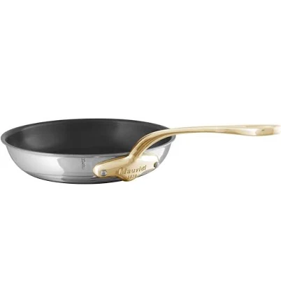 Mauviel M'cook B Frying Pan With Brass Handle