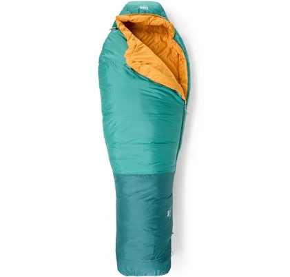 REI Co-op Trailmade 25 Sleeping Bag Green Long