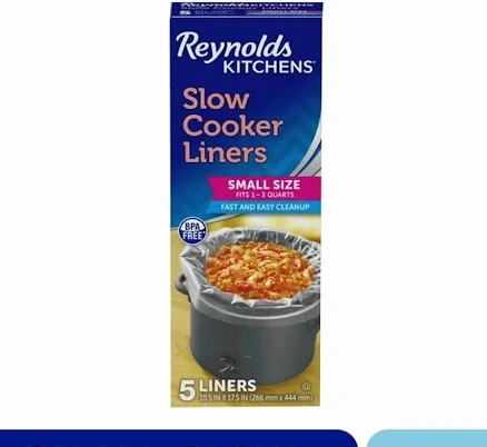 (2 pack) Reynolds Kitchens Slow Cooker Liners, Small (1-3 quart), 5 Count