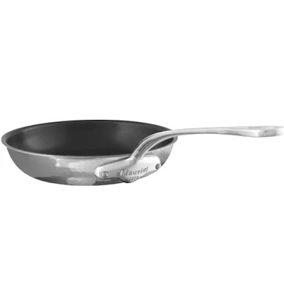 Mauviel M'Elite Hammered 5-Ply Stainless Steel Nonstick Frying Pan
