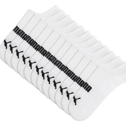 PUMA Men's 6 Pack 1/2 Terry Socks