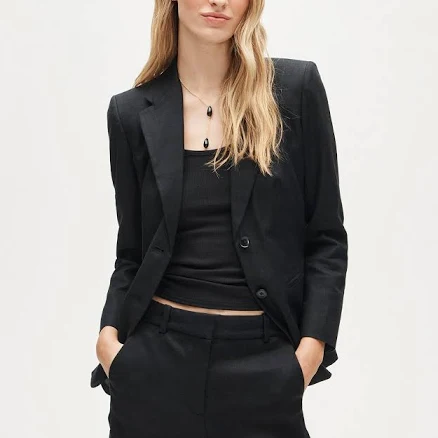 J.Crew Women's Margeaux Stretch Linen Blend Blazer