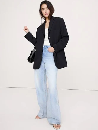 Banana Republic Women's Oversized Twill Blazer