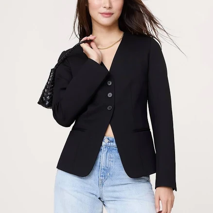 Banana Republic Women's Everywhere Ponte Blazer Top