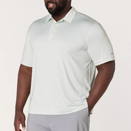Reebok Men's Big & Tall Geometric Dot Performance Polo Shirt