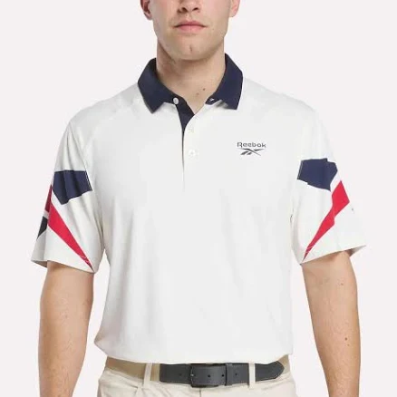 Reebok Men's Vector Sleeve Polo Shirt