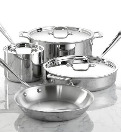 Macy's All-Clad 7 Piece Cookware Set