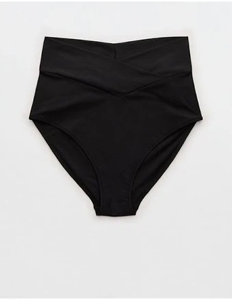 Aerie Crossover High Waisted Bikini Bottom