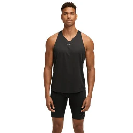 HOKA Men's Race Day Singlet Crew Neck Running Tank top