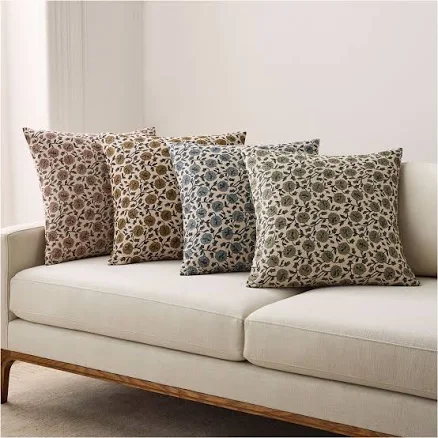 West Elm Laney Floral Pillow Cover