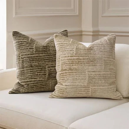 West Elm Striated Chenille Pillow Cover