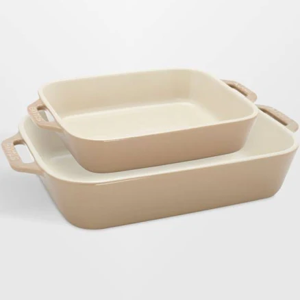 Staub Sesame 2 pcs Rectangular Baking Dish Set