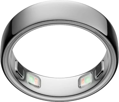 Oura - Ring 5 - Smart Ring - Size Before You Buy with OR5 Sizing Kit - Size 11 - Silver - (2026)