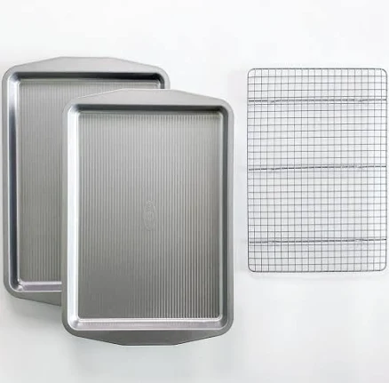 USA Pan 3-piece Non-Stick Bakeware Set