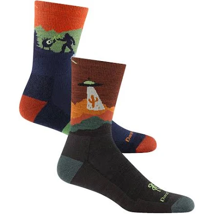 Darn Tough Men's Weird and Wild Hiking 2-Pack