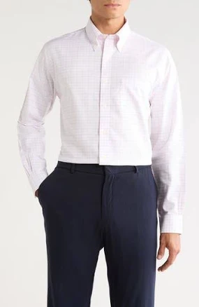 Brooks Brothers Men's Regular Fit Non-Iron Oxford Dress Shirt