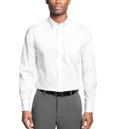 Tommy Hilfiger Regular Fit Wrinkle Resistant Stretch Dress Shirt