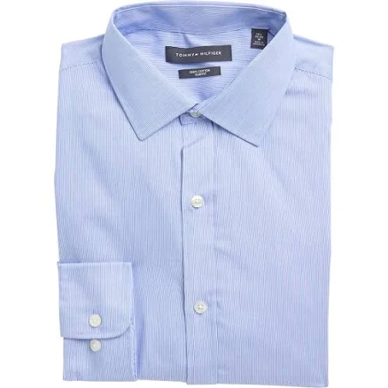 Tommy Hilfiger Men's Slim Fit Non-Iron Dress Shirt