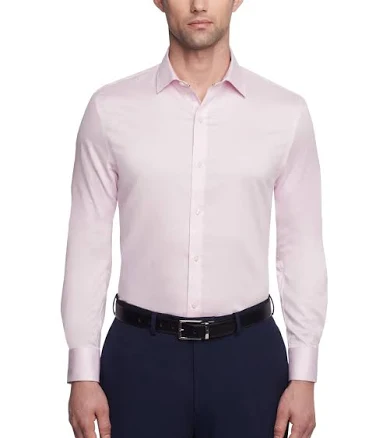 Tommy Hilfiger Men's Flex Regular Fit Wrinkle Free Stretch Twill Dress Shirt