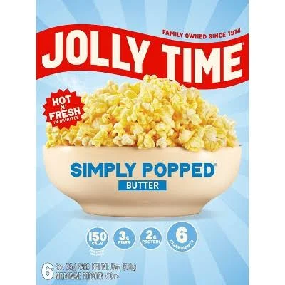 Jolly Time Simply Popped Butter Microwave Popcorn