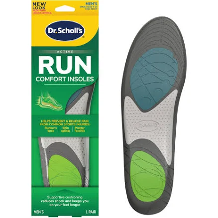 Dr. Scholl's Men's Athletic Series Running Insoles