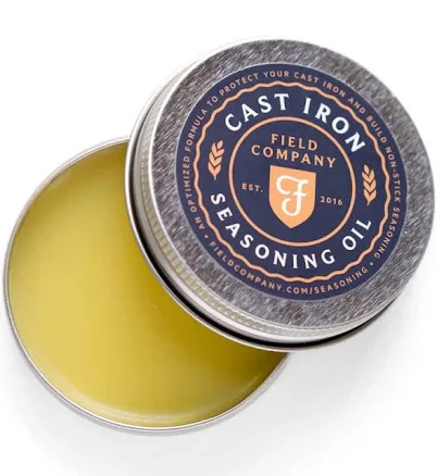 Cast Iron Seasoning Oil, Organic Grapeseed, Sunflower & Beeswax Blend