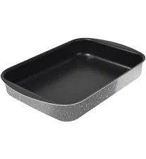 Tefal Cook Natural 220910206 Rectangular Oven Tray, Size 30 Cm - Grey