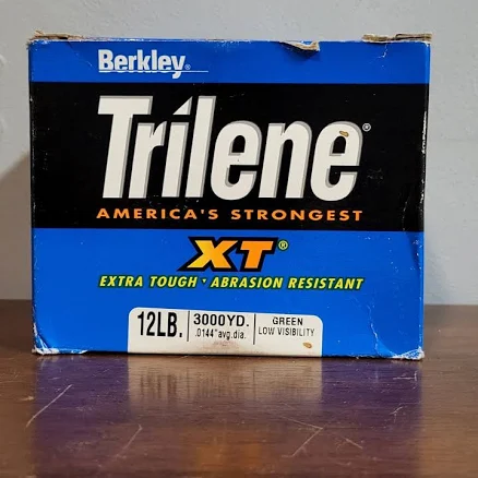 Trilene Fishing Line Xt 12lb Green Low Visibility