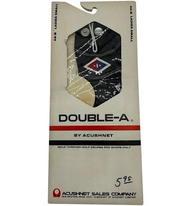 Vtg Titleist Acushnet Golf Glove Ladies Small Aa-b Left Hand Double-a