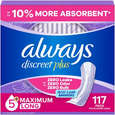Always Discreet Heavy Long Incontinence Pads